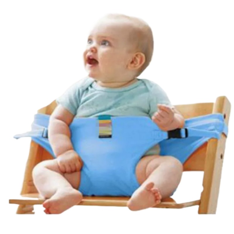 Baby Food Eating Chair - Child Seat Harness Foldable & Portable
