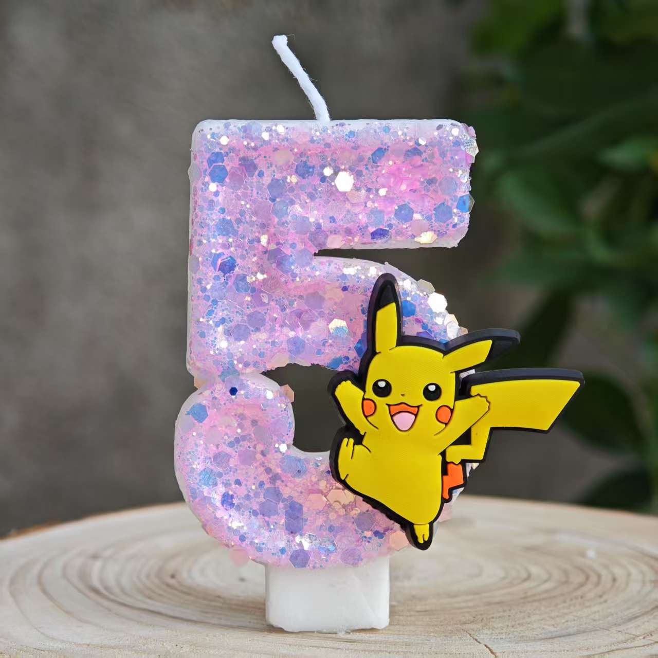 Baby Food Recipes - Pikachu Pokémon Candles 0-9 Number Cake