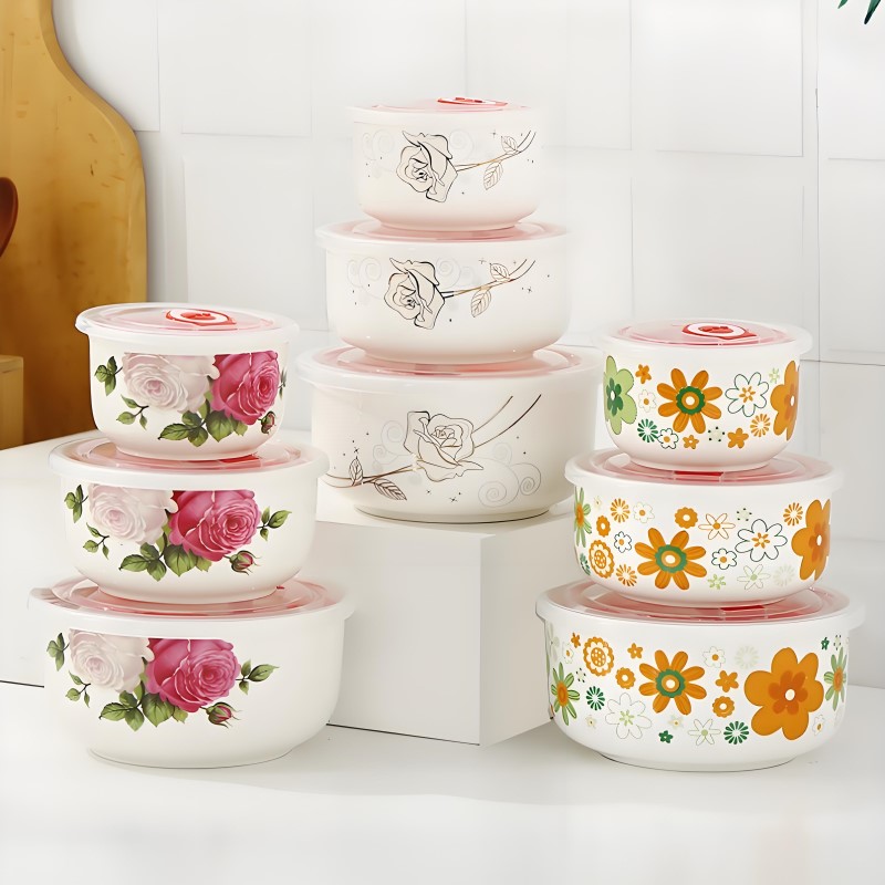 Baby Food Japanese - Three-piece set, fine bone china lunch