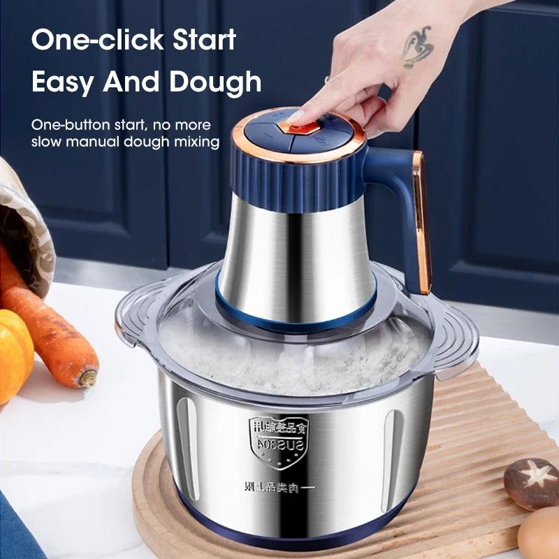 Baby Food Masher - 5L Electric Meat Grinders 304 Stainless