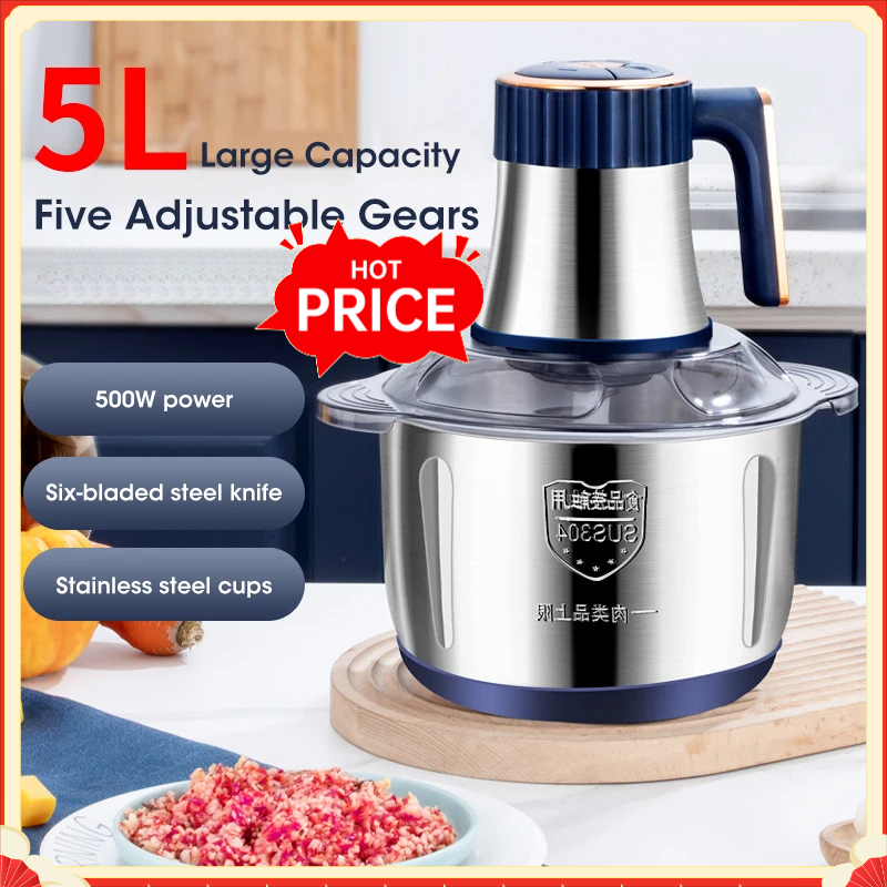 5L Electric Meat Grinders 304  - Baby Food Masher recension och pris