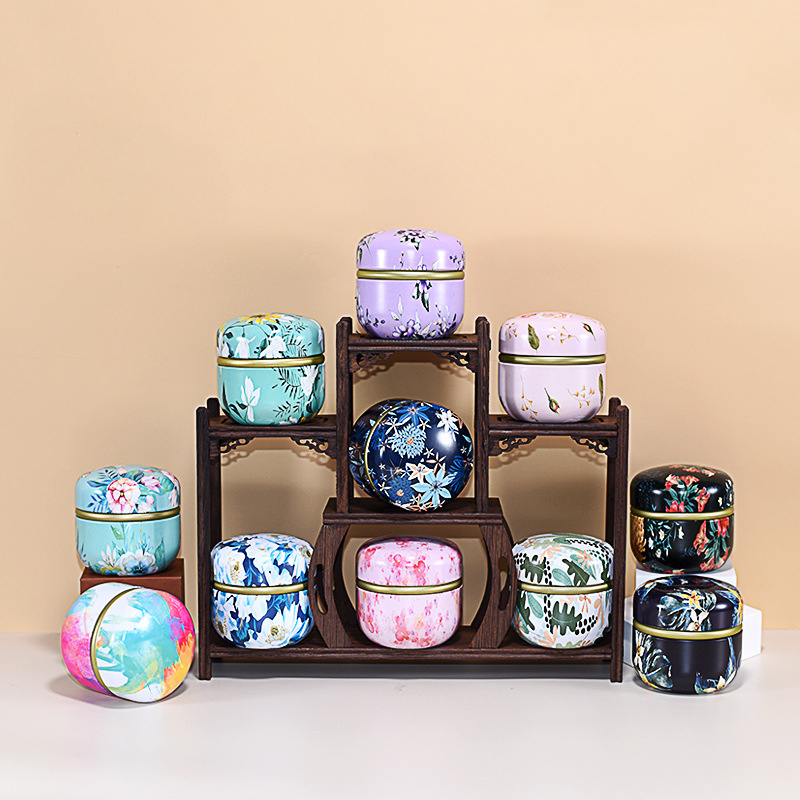 Tea Caddy Tea Box Containers C - Snack Container Travel recension och pris