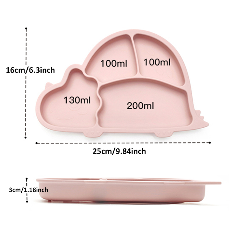 Toddler Plates Divided Suction - Plate Suction Toddler recension och pris