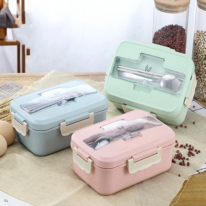 Microwave Lunch Box Wheat Stra - Baby Food Bag recension och pris