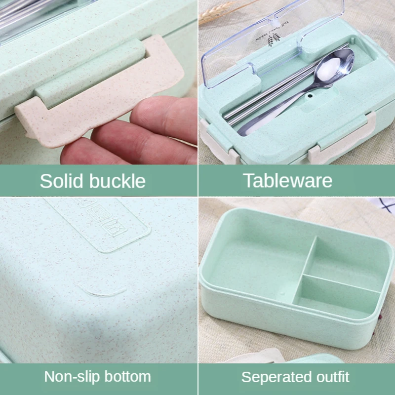 Microwave Lunch Box Wheat Stra - Baby Food Bag recension och pris
