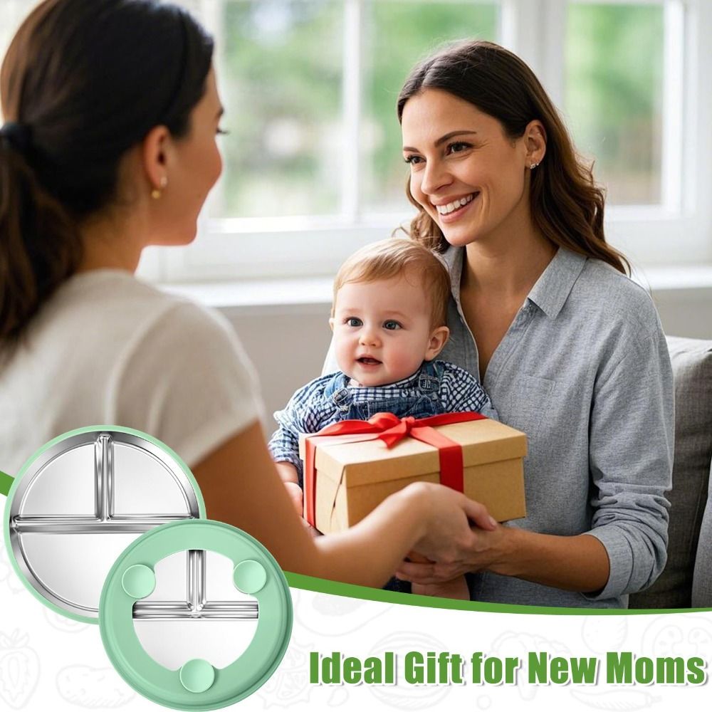 New Stainless Steel Plate with - Plate Suction Toddler recension och pris