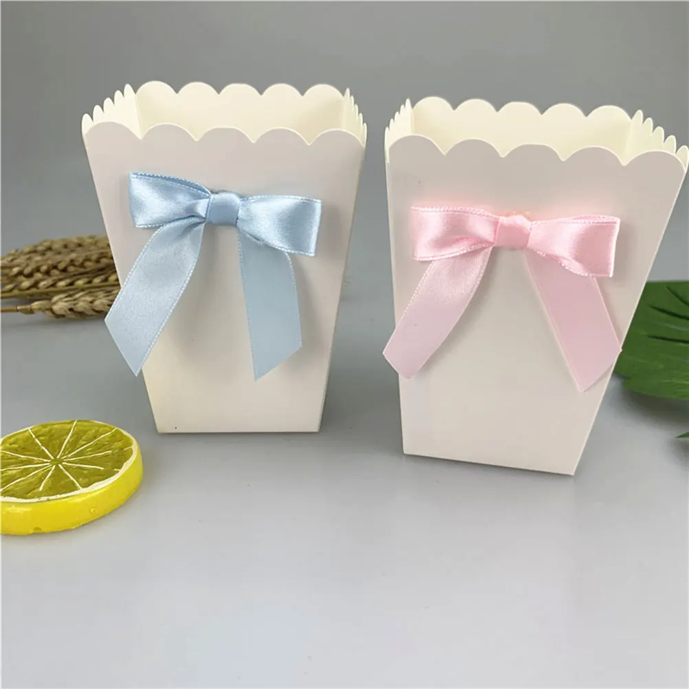 12pcs Pink Bow Popcorn Box Par - Baby Food Recipes recension och pris