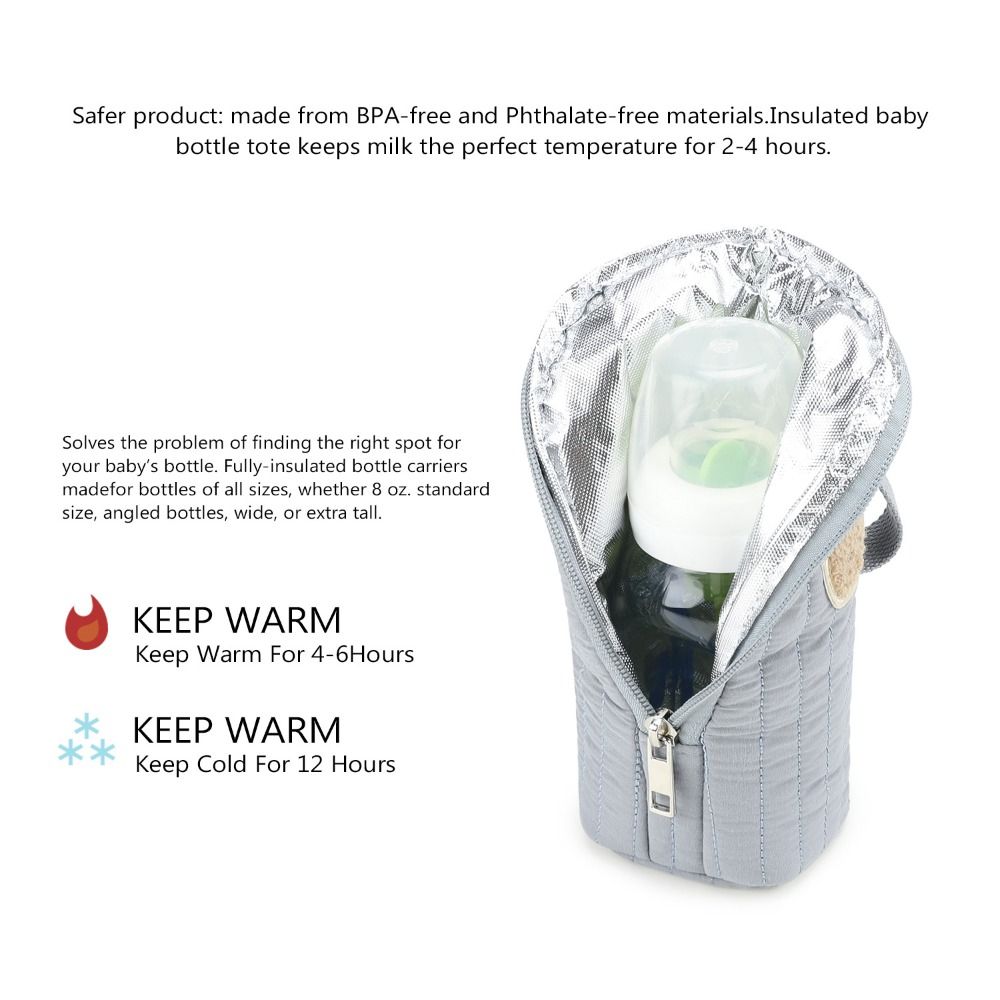 New Bear Baby Bottle Bag Insul - Baby Food Warmer Portable recension och pris