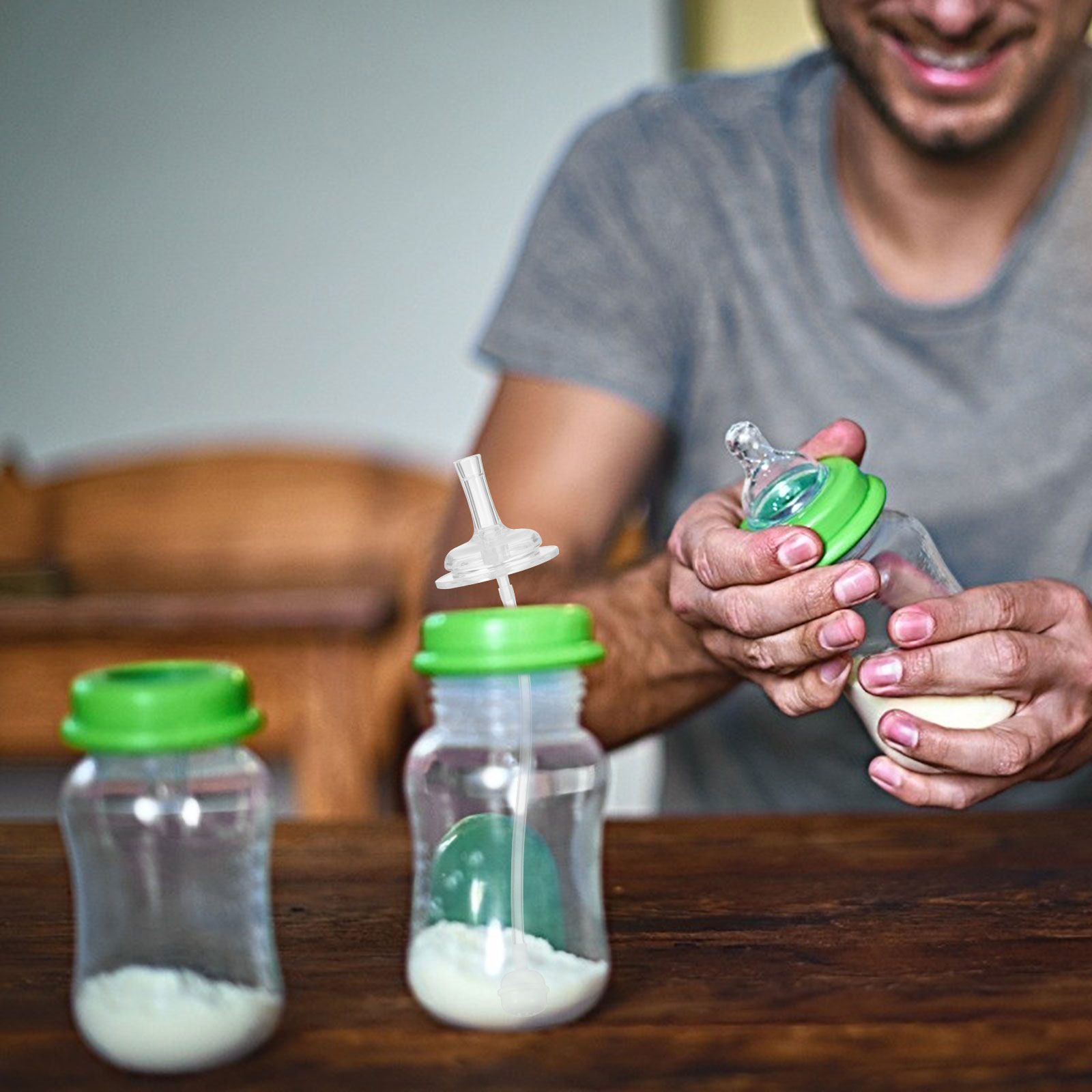 4Pcs Premium Food Grade Silico - Baby Food Glass recension och pris