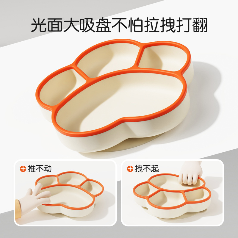 Bear Paw Silicone Suction Plat - Plate Suction Toddler recension och pris