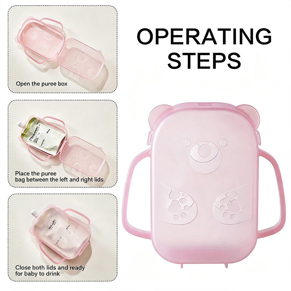 Squeeze Proof Pouch Holder Foo - Baby Puree Pouch recension och pris