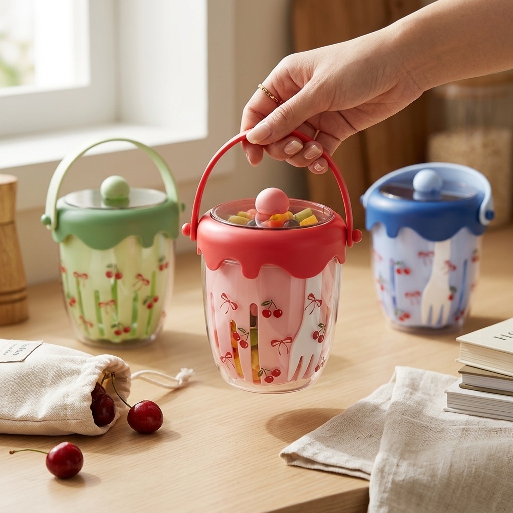 Plastic Double Layer Overnight - Baby Food Yogurt recension och pris