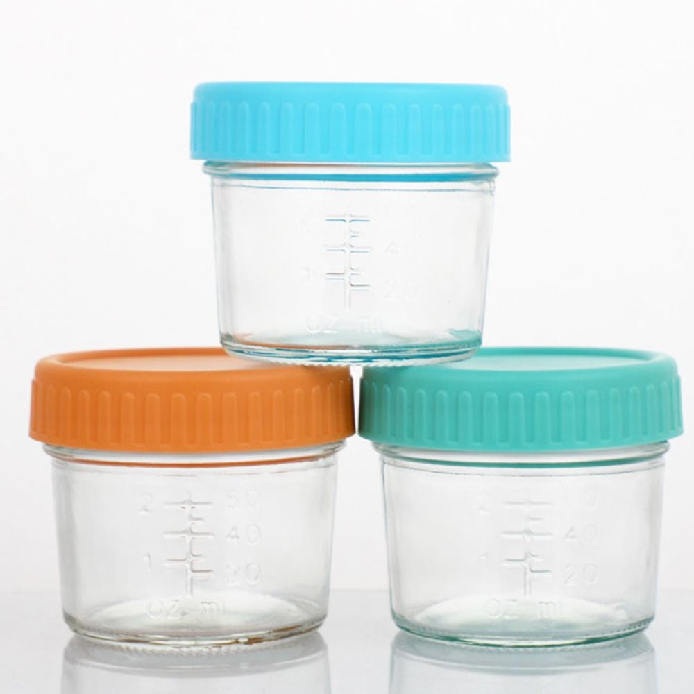6pcs Multipurpose Glass Baby F - Baby Food Glass Containers recension och pris
