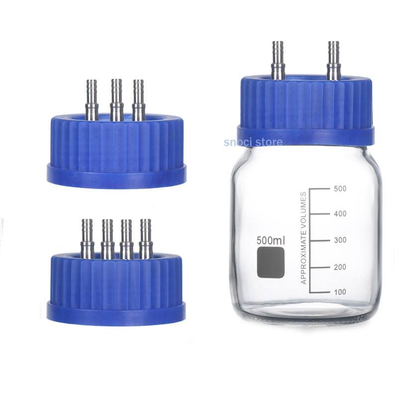 Laboratory Bottle Blue Screw C - Baby Food Glass Containers recension och pris