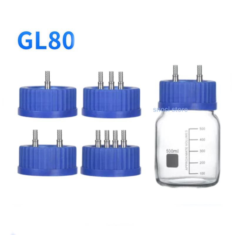 Laboratory Bottle Blue Screw C - Baby Food Glass Containers recension och pris