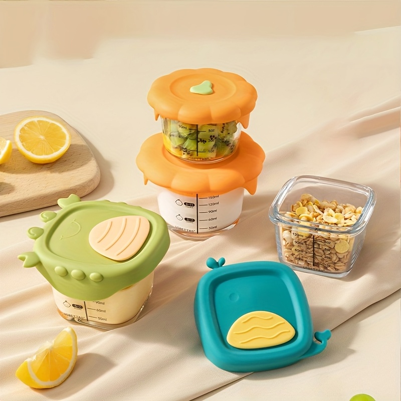 120/180ml Glass Baby Food Cont - Baby Food Glass Containers recension och pris