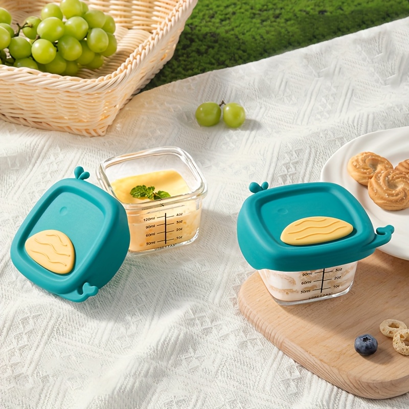 120/180ml Glass Baby Food Cont - Baby Food Glass Containers recension och pris