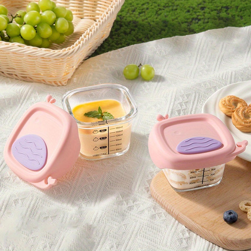 120/180ml Glass Baby Food Cont - Baby Food Glass Containers recension och pris
