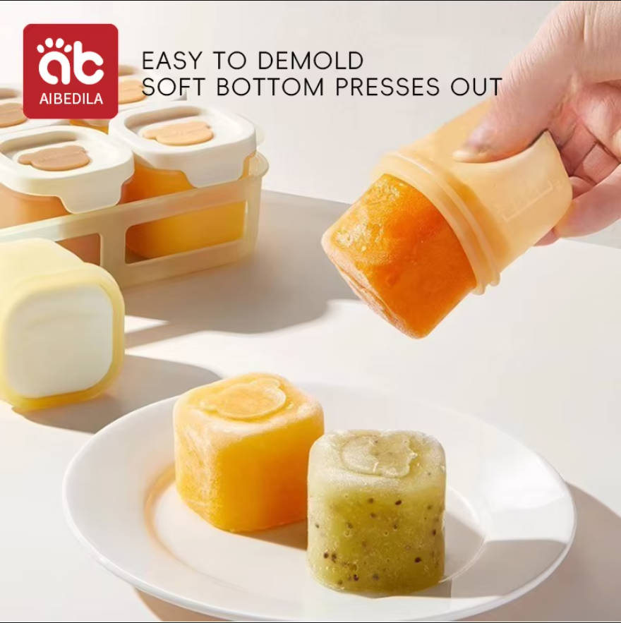 AIBEDILA Baby Silicone Food Fr - Baby Food Glass Containers recension och pris