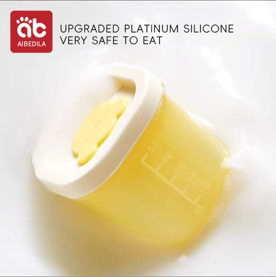 AIBEDILA Baby Silicone Food Fr - Baby Food Glass Containers recension och pris