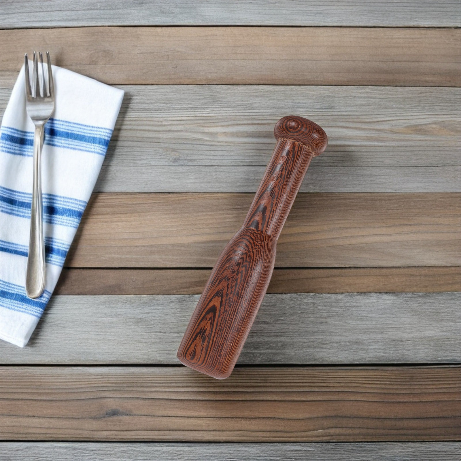 Natural Wood Hand Grinder Crus - Baby Food Masher recension och pris