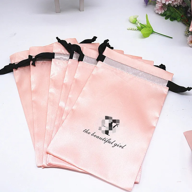 20PCS Baby Pink Silk Satin Pou - Baby Food Bag recension och pris