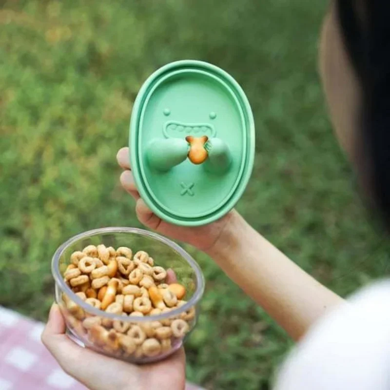 Keep Hands Clean Lunch Box Wit - Snack Container Travel recension och pris
