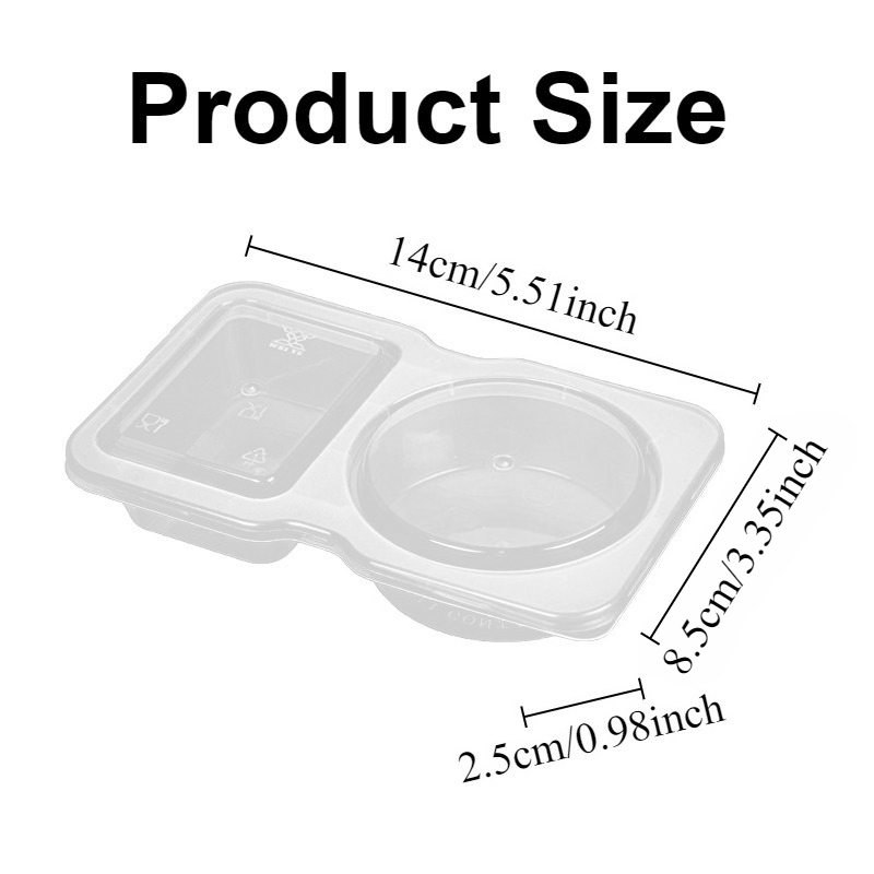 5/10/20/40PCS Double Compartme - Snack Container Travel recension och pris