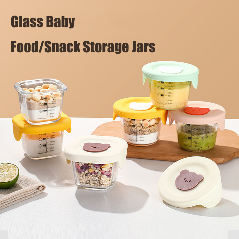 180ml Glass Baby Food Storage  - Baby Food Glass Containers recension och pris