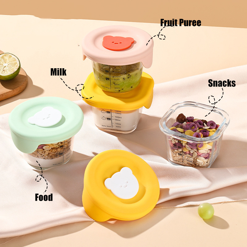 180ml Glass Baby Food Storage  - Baby Food Glass Containers recension och pris