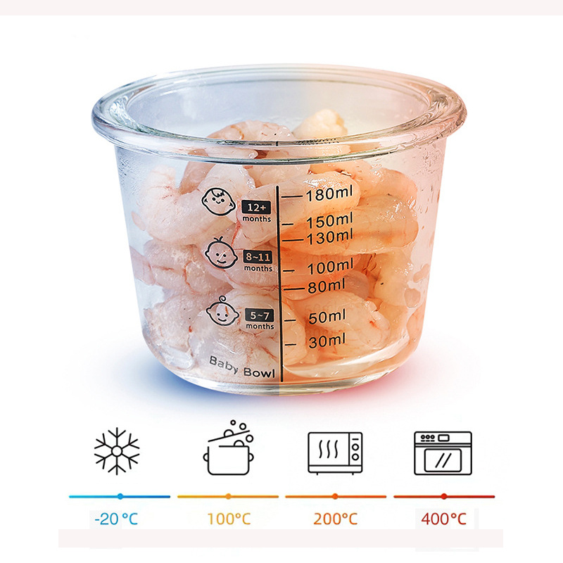 180ml Glass Baby Food Storage  - Baby Food Glass Containers recension och pris