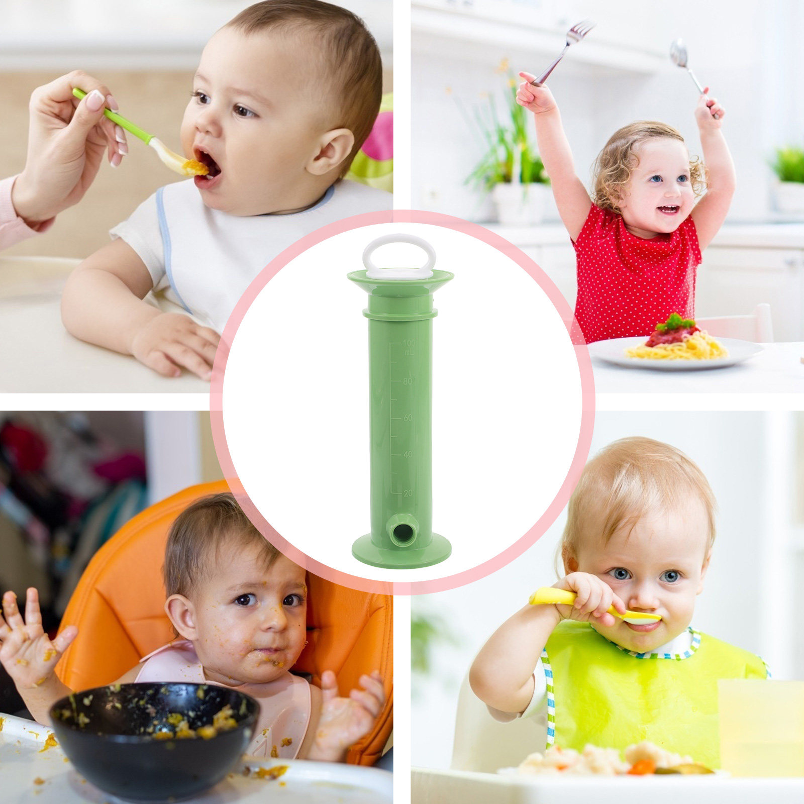 Baby Food Dispenser Infant Fee - Baby Food Yogurt recension och pris