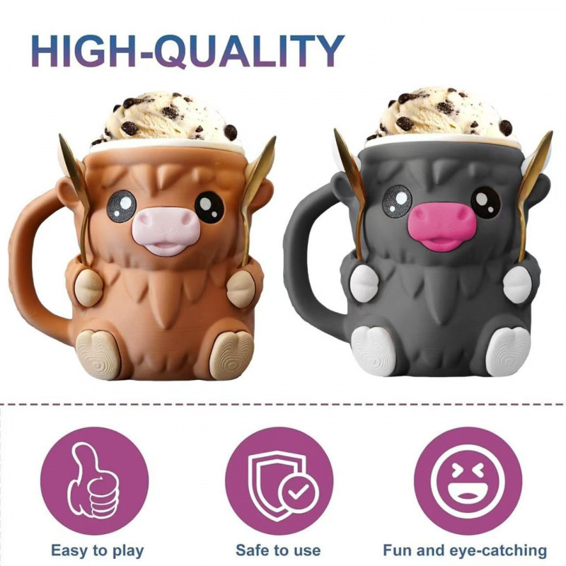 Highland Cow Ice Cream Pint Ho - Baby Food Yogurt recension och pris