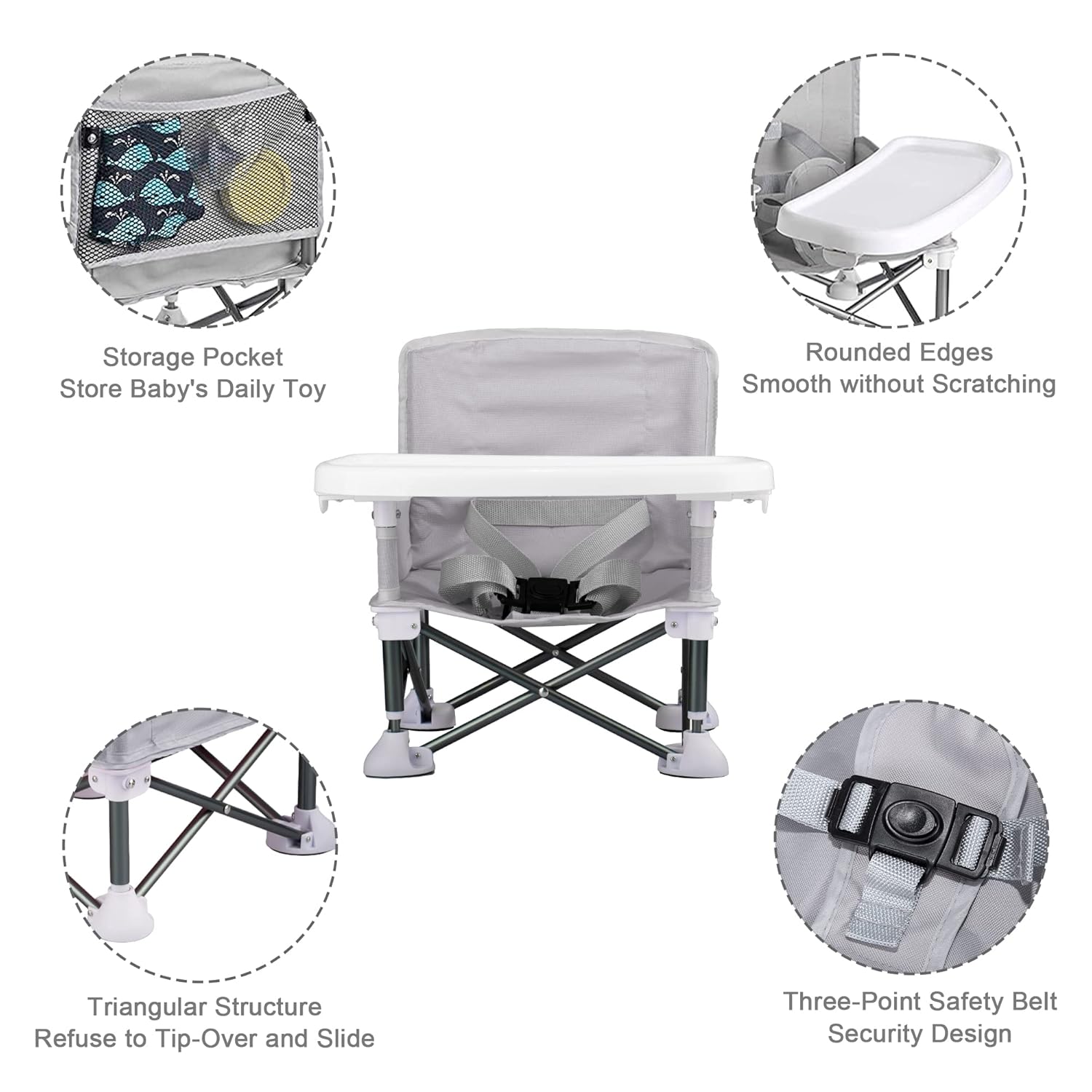 Folding Chair Baby Camping Cha - Baby Food Eating Chair recension och pris