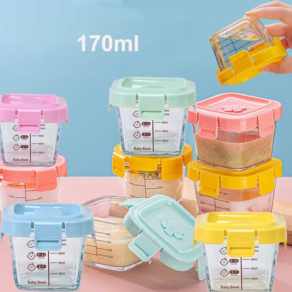 Fashion 170ml Food Storage Box - Baby Food Glass Containers recension och pris