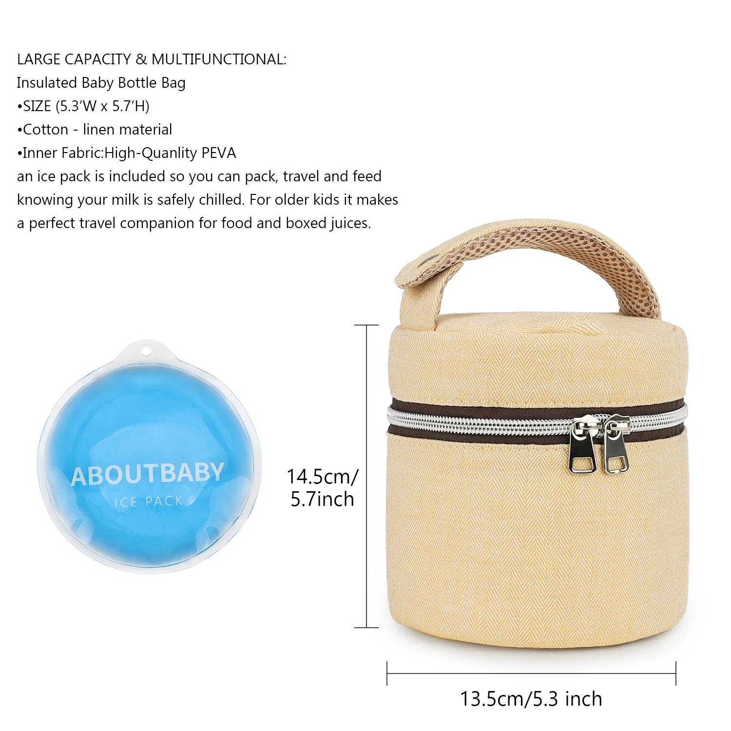 Bottle bag waterproof constant - Baby Food Bag recension och pris