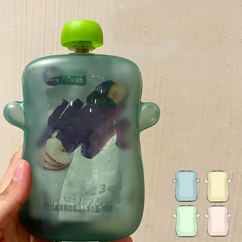 Self-Feeding Baby Food Pouch H - Baby Puree Pouch recension och pris